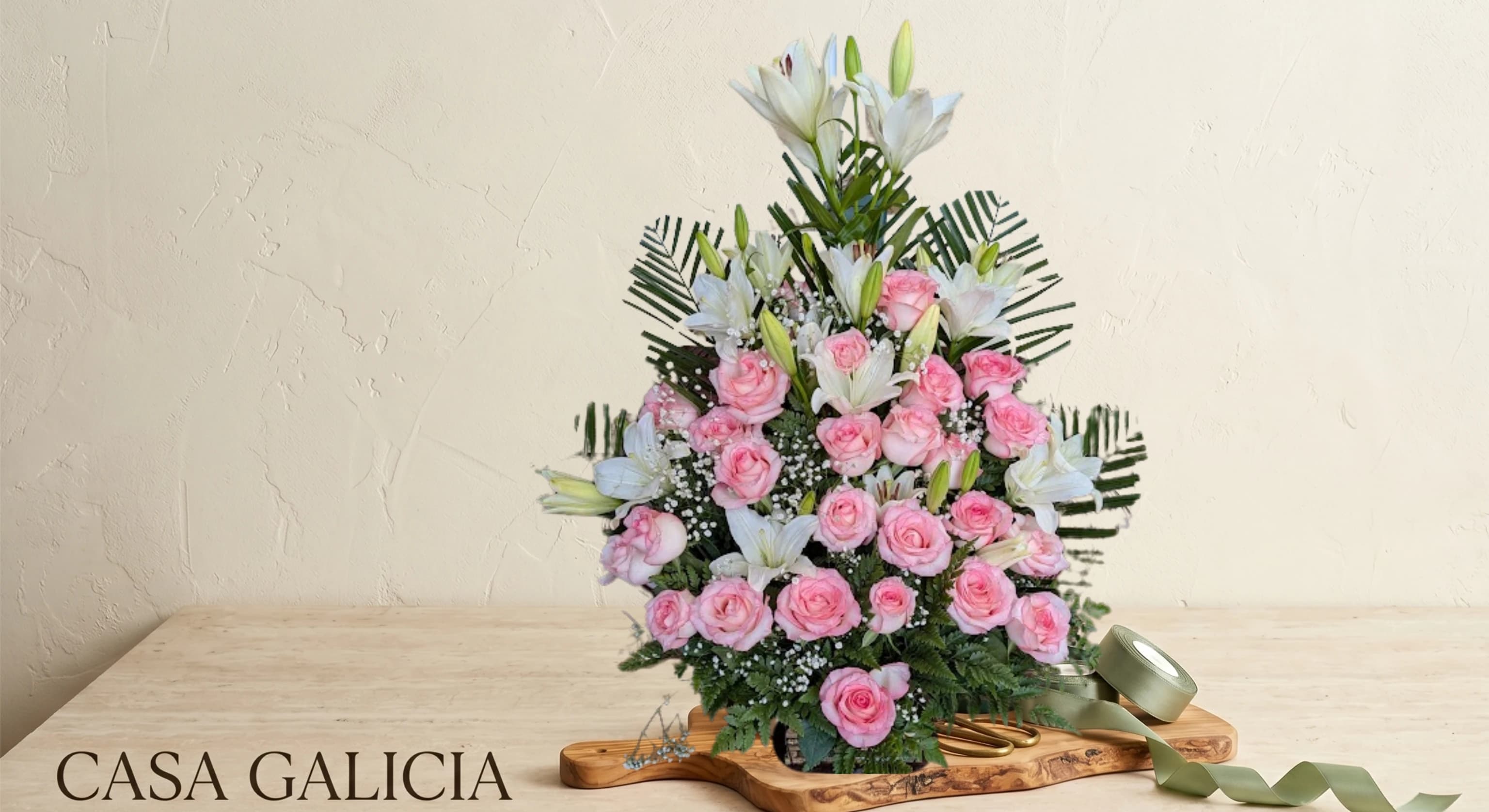 Sinfonia de Lirios - Arreglo floral para eventos Casa Galicia
